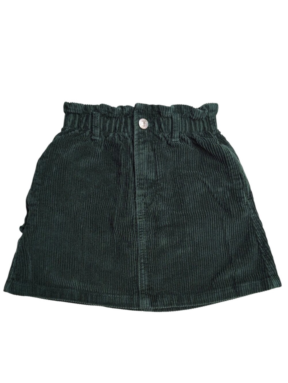 ZARA Emerald Green Corduroy Skirt